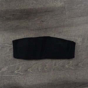 Black bandeau Aerie bikini top